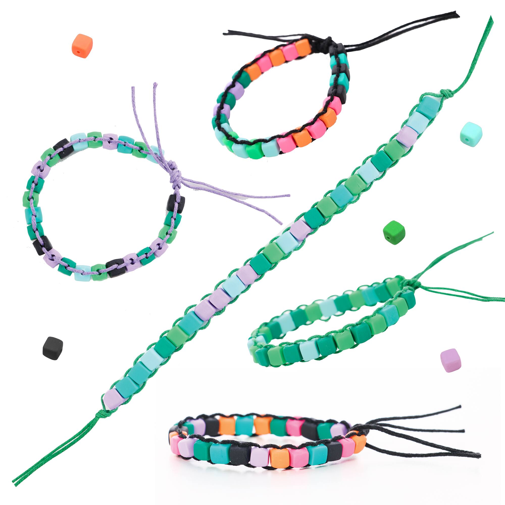 Faber-Castell Woven Cube Bracelets Set